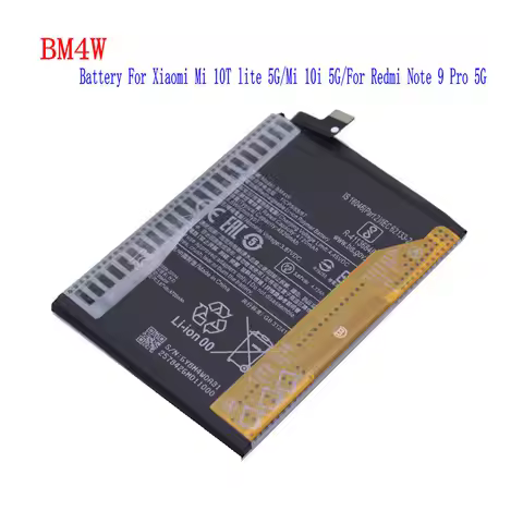 1x High Quality 4820mAh 18.6Wh BM4W Replacement Battery For Xiaomi Mi 10T lite 5G / Mi 10i 5G For Re