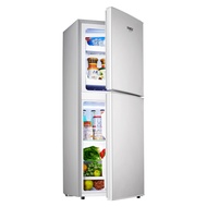 ยาบิสตู้เย็นใช้ในบ้านขนาดเล็กแช่แข็งหอพักสำนักงานให้เช่ามินิตู้เย็นสองประตูประหยัดพลังงาน