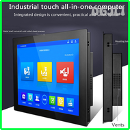 DGJLI 17 "19นิ้วเดสก์ท็อปฝังตัวอุตสาหกรรมคอมพิวเตอร์ขนาดเล็ก I3-3217U AIO PC กับหน้าจอสัมผัส/WIN 10