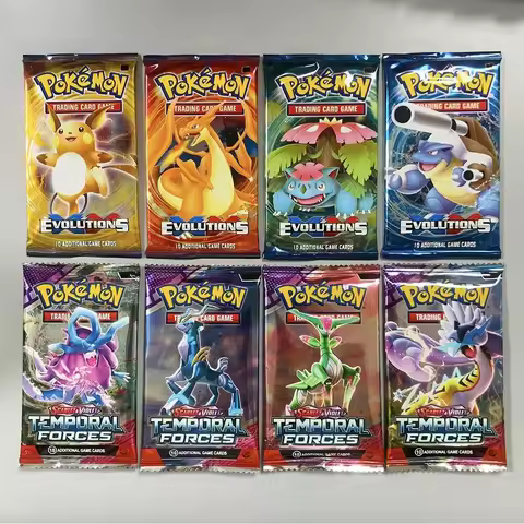 Pokemon Cards 4 Pack 36/40Pcs GX Tag Team Vmax EX Mega Energy Shining Game Carte Trading Collection 