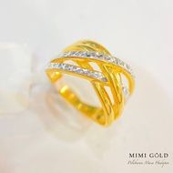 Cincin STM Silang Emas 916 (N)