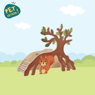 Racoco Hamster Tree Squirrel Tunnel | Hamster Tunnel Cage Toy Accessories