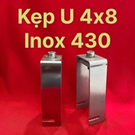 [50 SET U48] stainless steel 430 - 4x8 U-Clamp / Clamp clamp under Solar Panel