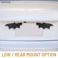 wallrong 2PCS Bat Wing License Plate Frame Bat Wings Car Kit For Auto Decorations Halloween Car Bat 