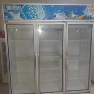 SECOND/BEKAS SHOWCASE 3 PINTU MERK SANDEN INTERCOOL