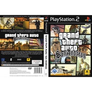 GTA SanAndreas ps2 game cassette