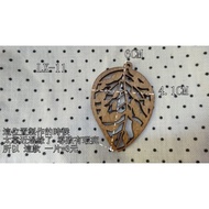 Wooden Buckle Series Decorative Natural Log zakka Laser Engraving 2.8cm Sunflower Love Handmade Mate
