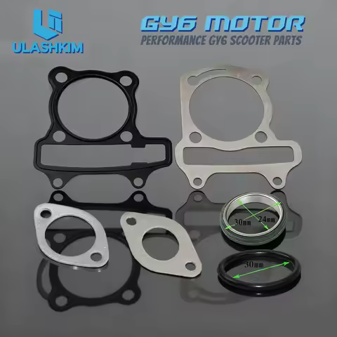 GY6 medium repair gasket GY6 engine cylinder block repair kit 125 sealing gasket 80 150 cylinder upp