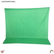 LUVSCENARIOVAGK Chroma Key Backdrop Cloth, 3x3m Non-woven fabric Green Screen, Matte-finished Green 