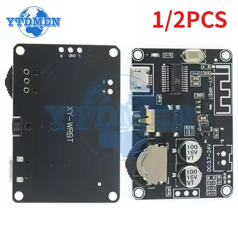 1/2PCS XY-WRBT Bluetooth 5.0 Stereo MP3 Lossless Audio Module Wide Voltage Voltage Adjustable Speake