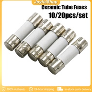 10 / 20 Pcs 5*20mm 6*30mm 250V Fast Blow Glass Tube Fuses Ceramic Fuse 5x20mm 5A Ceramic Fuse