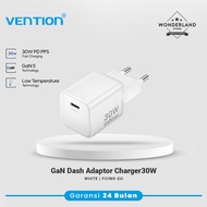 IPHONE Vention GaN Charger Adaptor 30W USB-C GaNDash 30W SFC PD PPS For Androidiphone