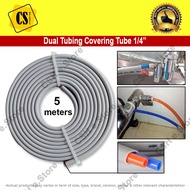 Dual Tube Compatible for Coway RO Water Dispenser Tubing Water Tube Hose Double Layer Protection 1/4
