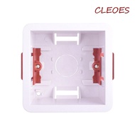 CLEOES Gypsum Board Lining Box, Junction Box 86 Type Wall Socket Cassette, Safe Embedded Install 35/