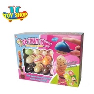Simulation ice cream tower stack high