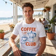 SmarTee | Coffee Club Graphic T-Shirt |   S-5XL