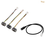 TER 3 5mm Smartphone Adapter Cable Jack to 4P4C RJ9 RJ10 Headset Office Phone Adapter Cable Cord Con