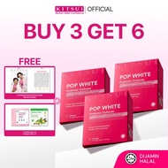 [BUY 3 GET 6] KITSUI Pop White x3 [FREE 2x Belloss Fiber 1's + 1x Whitie Snow 1's]