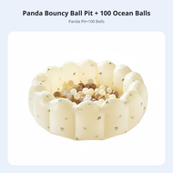 Inflatable Ball Pit Ocean Ball Pool for Kids Indoor Play Castle Home Water Pool Cartoon Panda Design