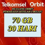 Kuota Telkomsel Orbit 70Gb 30 Hari