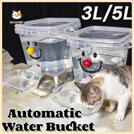 Pet Automatic Water Dispenser Removable Dog Cat Water Feeder 3L/5L Lagre Capacity Water Bucket Pet W