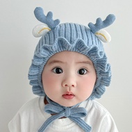 หูกระต่ายน่ารักถักเด็กหมวกบีนนี่ฤดูหนาวฤดูใบไม้ร่วงหมวกเด็กทารกบีนี่สำหรับเด็กผู้หญิงหมวก0-3yrs