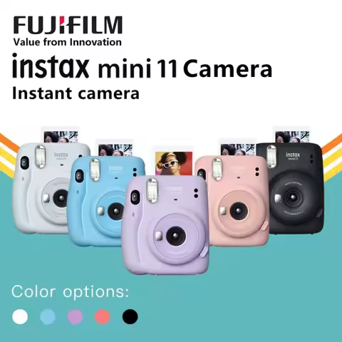 Original Fujifilm Instax Mini 11 Mini 12 SE Instant Camera Single Machine 20 Sheets Mini Film Paper 