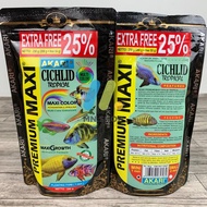 Akari premium Maxi Pellets 250 grams, cichlid Fish Pellets, Maxi Fish Food 250 grams