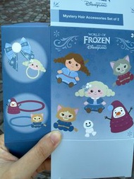 香港迪士尼 Frozen olfa 換 snowgie 髮飾 髮圈 盲盒