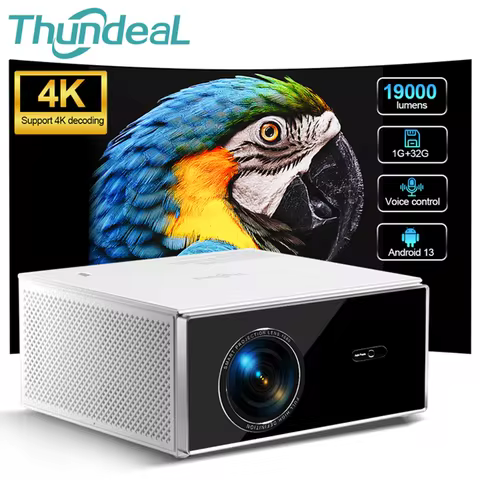 ThundeaL TDA7W Full HD 1080P Projector 32G Android WiFi 2K 4K Video Home Theater Cinema 3D Moive Bea