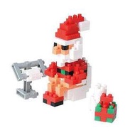 【Ym-168】 KAWADA nanoblock 河田積木 NBC-156 廁所聖誕老公公