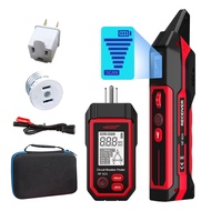 NOYAFA NF-824 Rechargeable Circuit Breaker Finder with LCD Display & GFCI Outlet Tester, 90-230V AC 