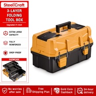 21 Inch 3 Layer duty Hardware Multipurpose Toolbox Heavy Duty Tool Box Deluxe Box Heavy Duty Quality