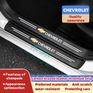 CHEVROLET Car Door Sill Stickers Trunk Threshold Anti-Scratch Decals 4Pcs 8Pcs 9Pcs For chevrolet Cr