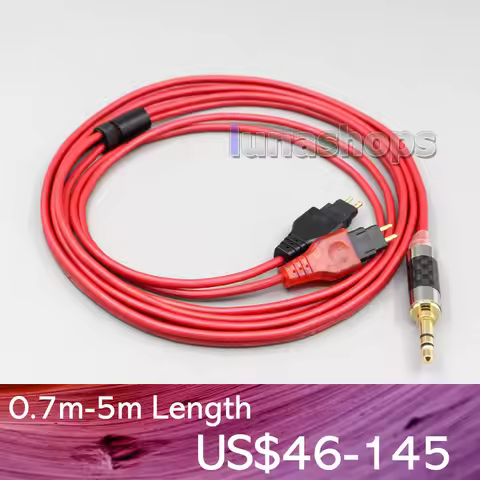LN006691 4.4mm XLR 2.5mm 99% Pure PCOCC Earphone Cable For Sennheiser HD580 HD600 HD650 HDxxx HD660S