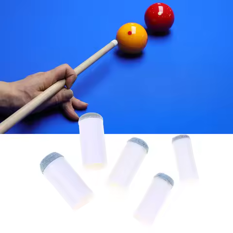 20Pcs/set Plastic Cue Tips Covers 9/10/11/12/13MM Cue Billiards Cue Tips Protector Pool Cue Stick Bi
