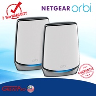 NETGEAR ORBI RBK852 AX6000 TRI-BAND MESH WIFI 6 SYSTEM 2 PACK (RBK852) -GREATPRO