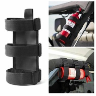 Adjustable Roll Bar Fire Extinguisher Mount Holder Fixing Belt 3 lb for Jeep Wrangler Unlimited CJ Y