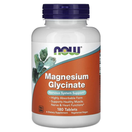 NOW Magnesium Glycinate 180 Tablets (No.3821)
