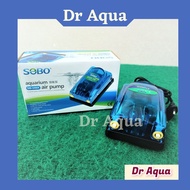 Sobo SB348 2 hole Air Pump Pam Malaysia Socket Fish Aquarium Airpump 348 SB-348 SB-348A