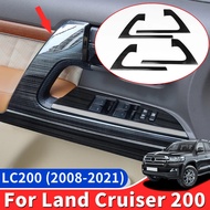For Toyota Land Cruiser 200 LC200 2008-2021 Car Door inside Handle Cover Interior Decoration  upgrad