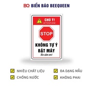 Sign DOES NOT TURN ON THE MACHINE H87