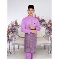 BAJU MELAYU WARNA LILAC BAJU MELAYU MODEN BAJU MELAYU CUTTING MODEN BAJU MELAYU EXCLUSIVE