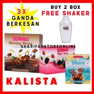 Kalista Dhara Slimming Drink 3in1 Orihq  - Kalista Mocha Dan  Berry [2BOX FREE SHAKER] kalista almond fibre apple green