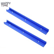 ราง T-Track แบบ 30 ร่อง T-Slot Miter Track 2 ชิ้น อุปกรณ์เชื่อมต่อรางรางสำหรับงานไม้ เครื่องมือช่างไ
