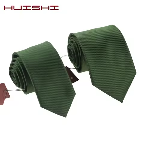 Male Vintage Suit Neck Tie Wholesale Candy Color Vintage Dark Green Popular 100% Waterproof Tie Wedd