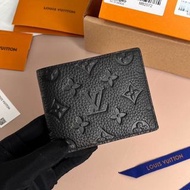 💯🆕 LV Multiple Wallet 老花壓紋 短款 黑色 銀包 錢夾