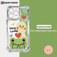 Airbag Frog Phone Case For Vivo Y19s 4G Y300 Y37 Pro 5G V40 Pro Lite V40E Y200 X200 Pro Mini Y28 iQO