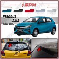 Perodua Axia 2023 2024 2025 Gear Up Spoiler Rear Spoiler Lip New Axia Facelift ABS GU Spoiler Lips O