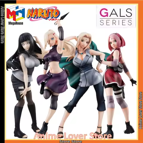 Original Bandai MegaHouse MH GALS NARUTO Yamanaka Ino Haruno Sakura Tsunade Hyuga Hinata Anime Actio